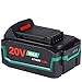 Price comparison product image POSENPRO 20V MAX 4.0 Ah Lithium Ion Battery-Pack, Rechargeable Replacement Battery, for All 20V POSENPRO Cordless Power Tools - PALB20-4.0