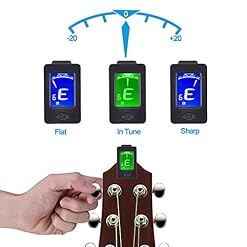 MOREYES – Capodastre accordeur à clipser pour guitare, basse, violon, ukulélé avec médiators (accordeur et capodastre… - Les Beatles, Paul McCartney, John Lennon, RIngo Starr, George Harrison MOREYES – Capodastre accordeur à clipser pour guitare, basse, violon, ukulélé avec médiators (accordeur et capodastre… – Image 4