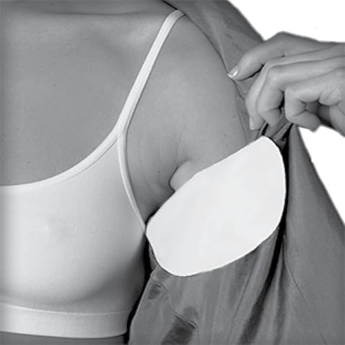 Braza Clothing Shields - Reusable Armpit Sweat Pads with 5 Pairs of Adhesive Strips - Washable Underarm Sweat Pads for Women