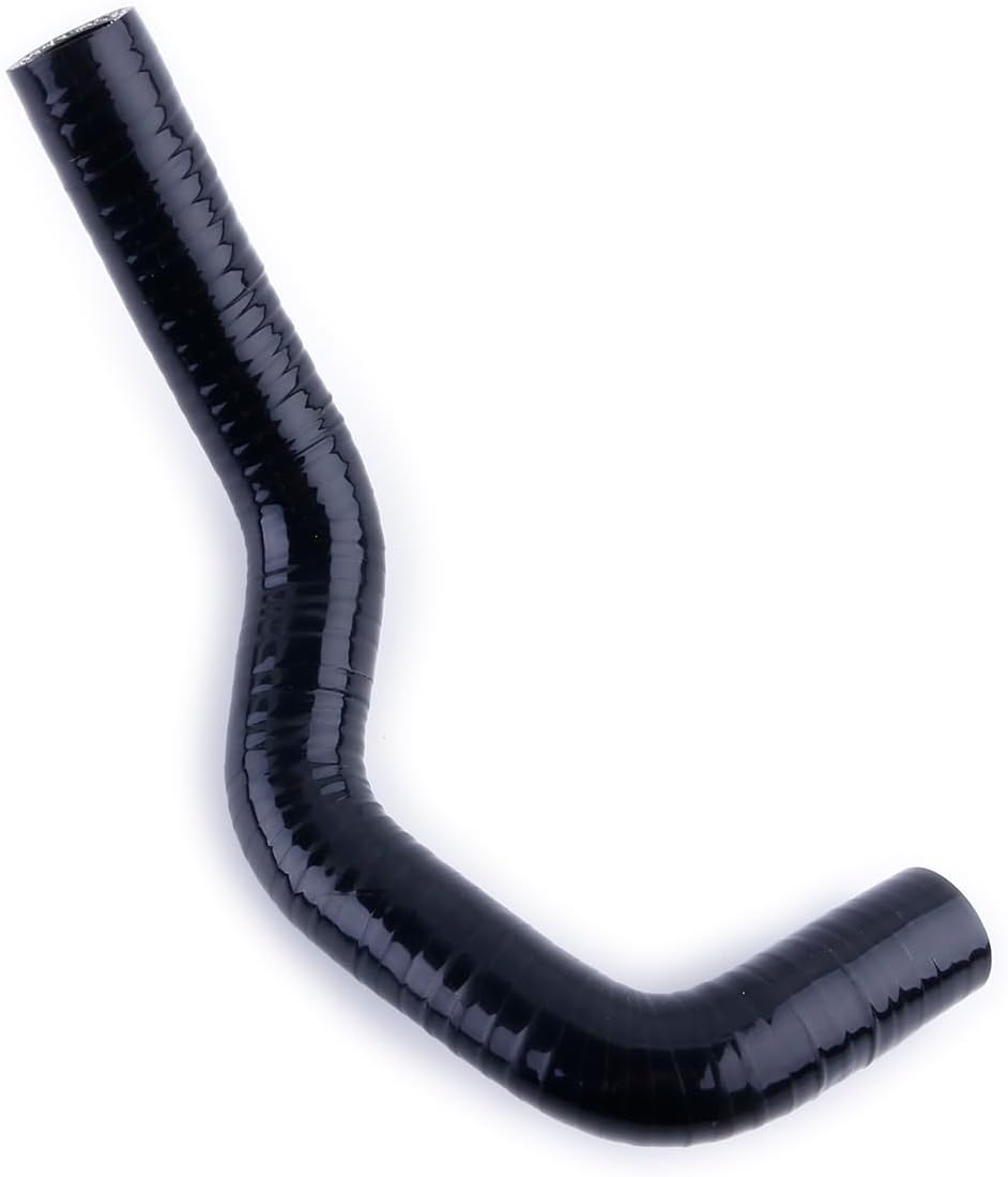 Silicone Radiator Coolant Hose Kit Compatible With 1999-2004 Kawasaki Vulcan Nomad VN 1500 4PCS 11 Colors (Gloss Black)