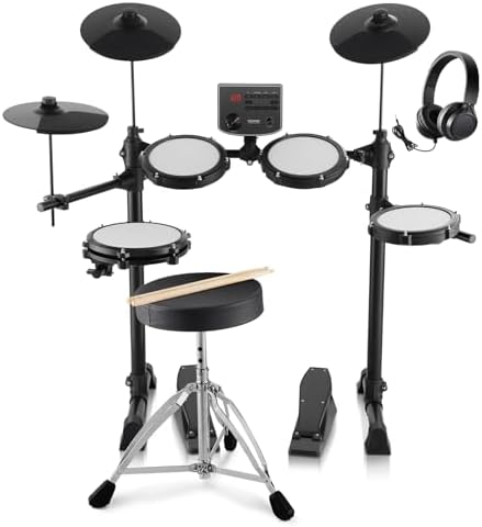 VEVOR 15 PCS Kit de Batería Electrónica 150 Sonidos Batería Eléct...