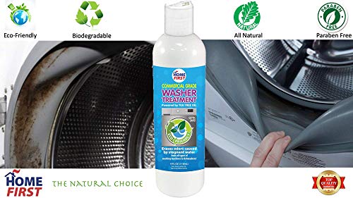Heavy Duty Washing Machine Cleaner - 2 Treatments/Bottle Helps Remove Odor Causing Residue And The Smell Of Stagnant Water Even Behind The Drum Of Your Front Or Top Load Washing Machine - 2 Pack #TOP2
