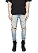 Sarriben Mens Slim Fit Jean Knee Ripped Skinny Denim Casual Stylish Jean Pant