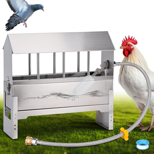 OUJIMAI Automatic Chicken Waterer Metal