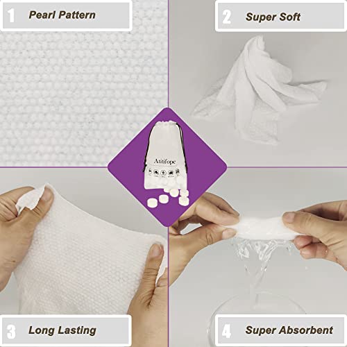 Atitifope Compressed Towels Facial Cleansing Cloths Travel Camping Washcloths (7.9In*7.9In,100Pieces) #TOP2