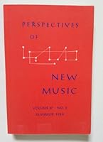 Perspectives of New Music, Volume 27, No. 2, Summer 1989 B00725F4WU Book Cover