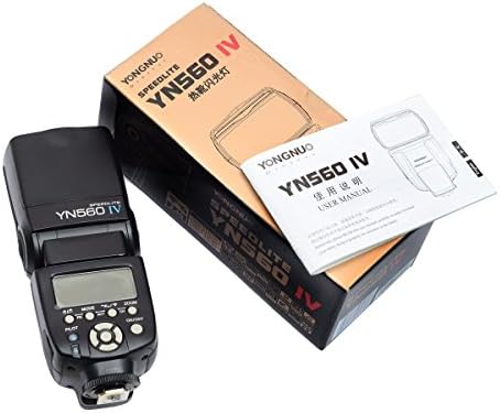 YONGNUO YN560 IV YN-560IV Wireless Flash Speedlite Master + Slave Flash + Built-in Trigger System for Canon Nikon Pentax Olympus Fujifilm Panasonic Digital Cameras