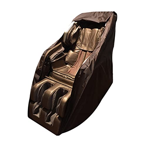 Shiatsu - Funda para silla de masaje eléctrica de cuerpo completo, a prueba de polvo, diseño de cremallera para un uso fácil, compatible con la mayoría de sillas reclinables