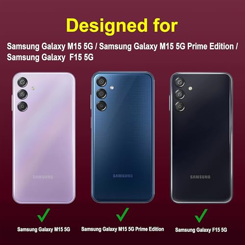 Zapcase Back Case Cover for Samsung Galaxy M15 5G | Compatible for Samsung Galaxy M15 5G Back Case Cover | Liquid Silicon Case for Samsung Galaxy M15 5G with Camera Protection |Plum - Image 4