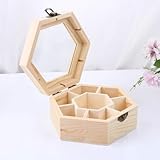 Taille compacte et pratique : mesurant 15 x 13 x 6 cm, cette boîte de rangement est compacte mais assez spacieuse pour accueillir votre collection de bijoux. Il est de taille pratique pour un placement facile sur un bureau ou une coiffeuse.