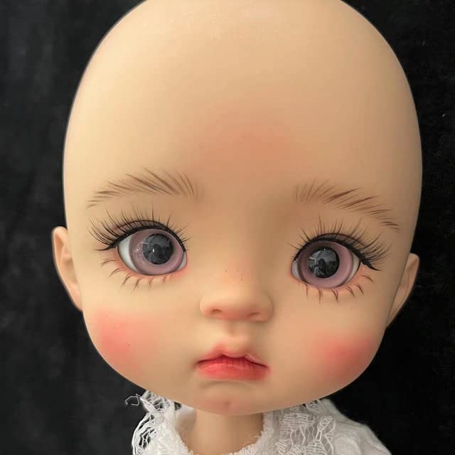 ТоуAE - GaoshunBJD Bao dayuanbao Koki body Huhu Qbaby big fish body blythe ob11 ACGN anime resin boDYMOsld DIY Тоу birthday present (with faceup Normal skin)