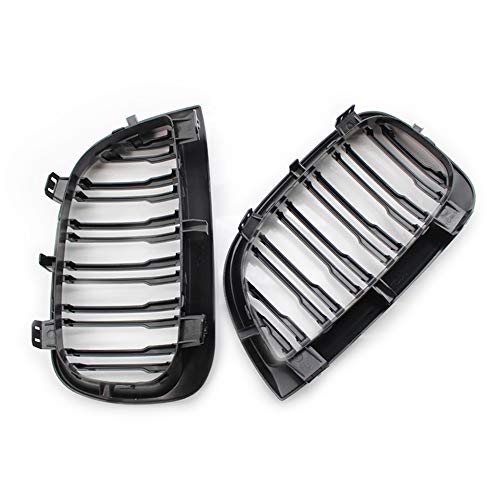 Zwbfu Substituição de grades da grade dianteira par para BMW 1 Series E81 E87 2004-2007 Grelhas de c