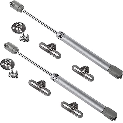 Gas Struts Lift Support Soft Close, BESTZY 2 Pcs Safety Lift Struts Springs Shocks for Toy Box, Down Stay, Hinge Close Lid Support 100N/22.5lb /10kg