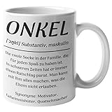 ✅ DESIGN - Cooles Geschenk für den Onkel Definition Coole Socke In Der Familie der immer für einen da ist. Onkel Weihnachten und Geburtstag Geschenkidee Bürotasse