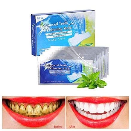 Professional Mint Flavor Advanced Teeth Whitening Strips for Sensitive Teeth (B08QJGW7Z3) Amazon Price History, Amazon Price Tracker