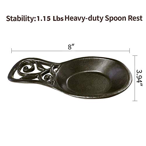 Jogreful GRF-S0419CG Spoon Rest Vintage Metal Kitchen Spoon Rest thumb #1