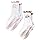 Cute Pilates Grip Socks for Women Ruffle Frilly Yoga Socks Non Slip Cotton Crew Grippy Sock for Barre Workout (CA/US, Alpha, One Size, Regular, Regular, 2 Pack-pink & brown)