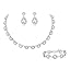 Clear Silver-Tone