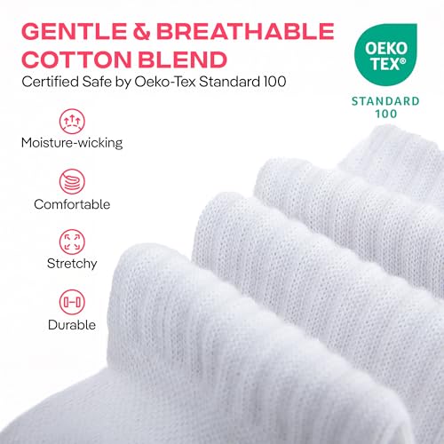 Image of CoolMate Women's Scrunch Crew Socks, Slouchy Mid Calf Boot Socks, 3 Pairs