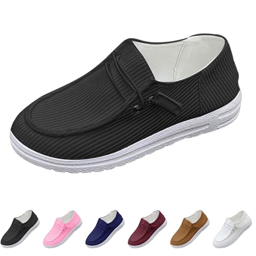 Chaussures de course d'été femme : mocassins légers et larges pour loisirs