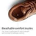Oxford Shoes for Men Casual Dress Sneakers Laces Leather Lightweight Shoelaces Strap Breathable Prom Walking Work Wedding Business Fashion Brown Size 10