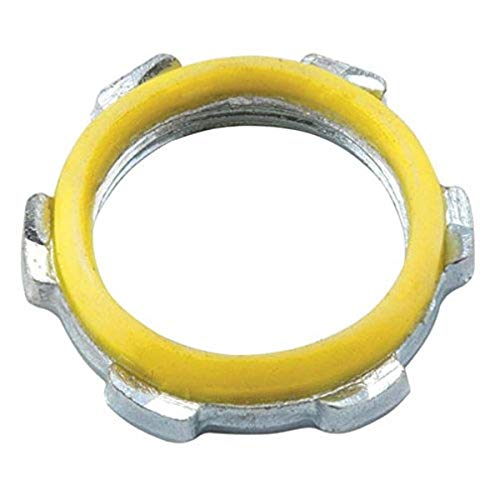 Hubbell-Raco 1206 Sealing Locknut for Rigid/IMC Conduit, 1-1/2" Trade Size, Steel (Pack of 25)