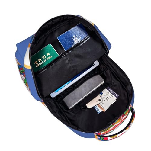 Sac à dos imprimé Minnesota noir avec compartiment ordinateur portable - 4