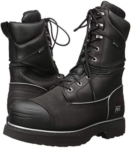 Timberland PRO mens Timberland Pro Men's Gravel Pit 10" Steel Toe Waterproof industrial and construction boots, Black, 9.5 Wide US | Image 6