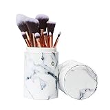 GUT FÜR REISEN:Mit einer Marmor Make-up Refresh Set Aufbewahrungsverpackung und einem Pinsel-Benutzerhandbuch, um jeden Pinsel und seine empfohlene Verwendung zu identifizieren. Egal wo Sie sind, Sie können sehr bequem Make-up machen. Eine perfekt Geschenk für Ihre Mutter, Frau, Freudin und Schwestern.