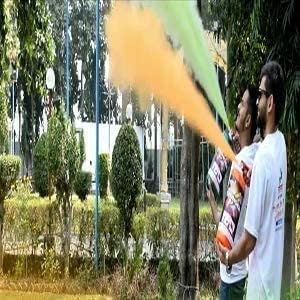Image of Popper for Holi Wedding Birthday Baby Shower and Other Parties ? Herbal Holi Colours - Light Red, Yellow, Green and Blue Gulal (Jet 2kg)