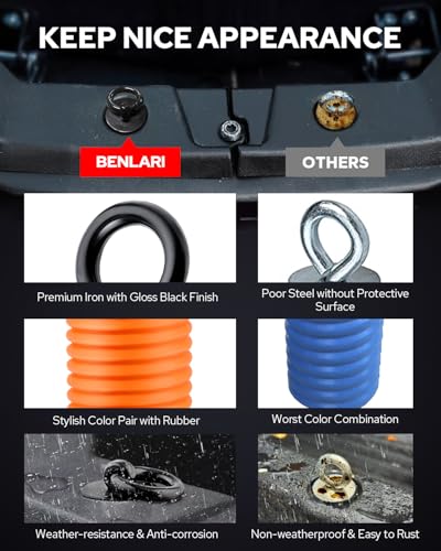 Anclajes de amarre UTV Benlari para Polaris Ace en rutas de montaña 3