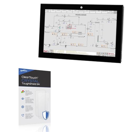 BoxWave Screen Protector Compatible With Allen Bradley VersaView 6300M (12.1 in) - ClearTouch Crystal ToughShield 9H (2-Pack), Clear 9H Tough Flexible Film Screen Protector