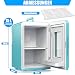 KESSER® 2in1 Mini Kühlschrank Kühlbox 15 Liter Kühl & Heizfunktion Tragbarer AC DC 220-240V/12V Steckdose & Zigarettenanzünder Warmhaltebox Thermobox Auto Büros Zimmer Camping Garten Hellblau