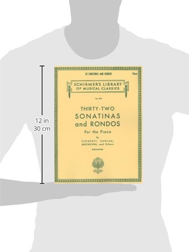 32 Sonatinas And Rondos: Schirmer Library Of Classics Volume 693 Piano Solo #TOP1