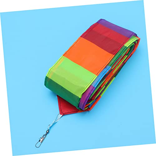BESPORTBLE 2pcs Giant Kite Tail Streamer Rainbow Kite Tails Flat Ribbon Accessories Outdoor Fun3
