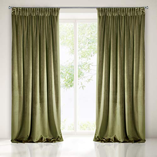 Rideau velours occultant isolant du froid chambre Eurofirany
