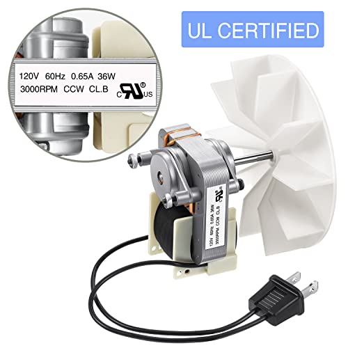Bathroom Vent Exhaust Fan Motor Replacement Electric Motors Kit Compatible With Nutone Broan 50Cfm 120V (2 Piece) #TOP18