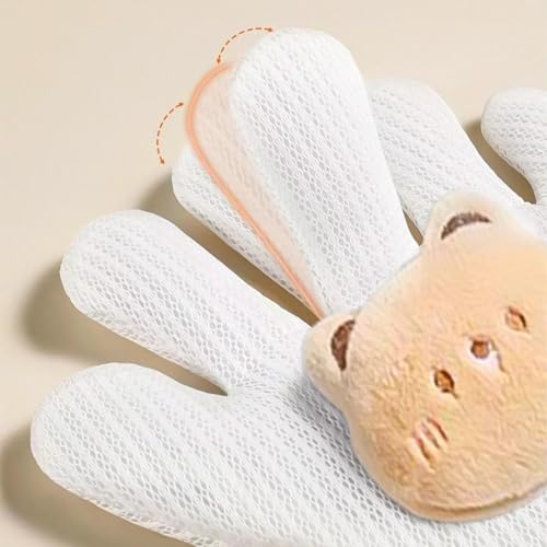 Palmeira calmante, travesseiro calmante em formato de mão - Urso Charme Criança Dormindo Palma - Urs