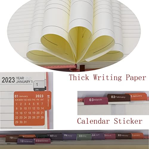 12-Month Daily Planner 2023,Daily Diary 2023 from Jan 2023 to Dec 2023, Best Agenda & Daily Calendar to Boost Productivity & Gratitude Journal Personal Daily Organizer  14.5x21.5cm (Pink)