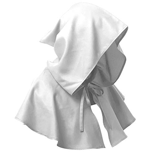 Faxiang Neutral Cowl Hat Costume Shawl Short Cloak Witchcraft Hooded Cape Cosplay 7 Colors Green #TOP3