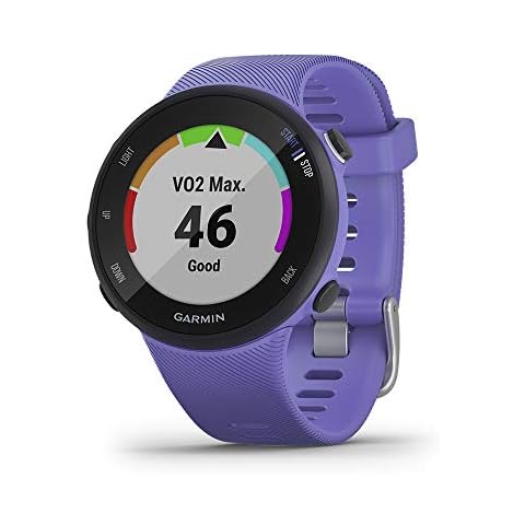 Garmin Forerunner 45S - GPS-Laufuhr im schlanken Design mit umfangreichen Lauffunktionen, Trainingsplänen, Herzfrequenzmessung am Handgelenk, für schlanke Handgelenke, (Generalüberholt) Cover