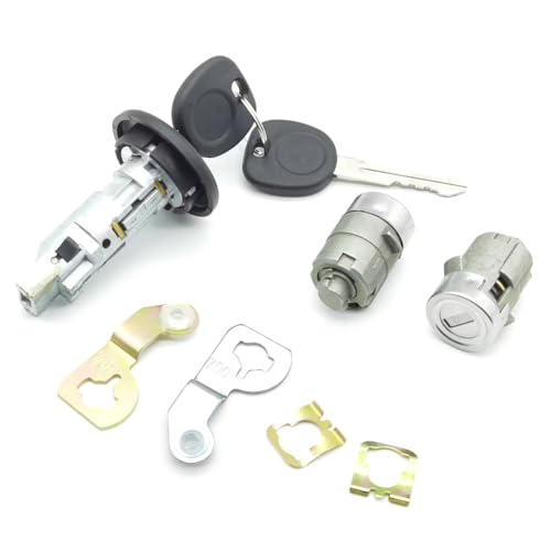 Onthris Ignition Switch Lock Cylinder & Pair Front Door Lock