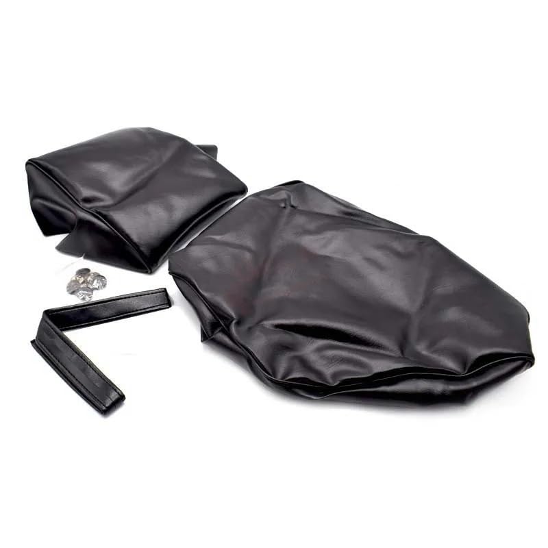 Housse de siège Moto en PU pour Steed VLX 400 en noir