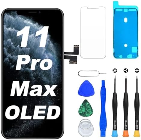 DIGI4U OLED Pantalla para iPhone 11 Pro MAX, 6,7'' Pulgadas FHD T...