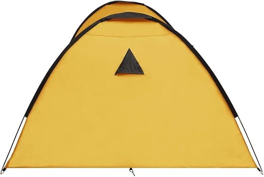 This Item- Camping Igloo Tent 650x240x190 cm 8 Person Yellow-Nice Safehappy