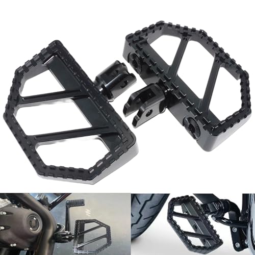 Repose-pieds moto anti-vibration pour Softail et Fat Boy, plaques de pédales avant