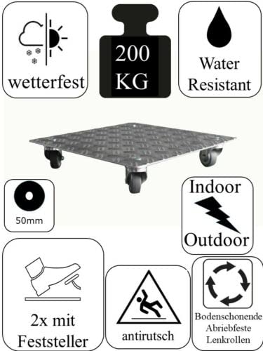 Schlögel GmbH Aluminium Pflanzenroller AluGrip-V200 200kg 2,5/4mm 500x500mm