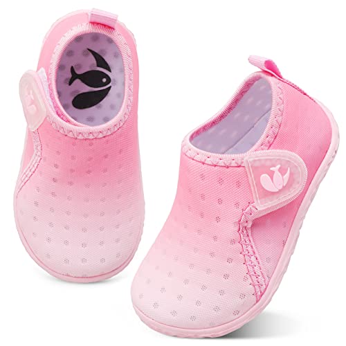 Joinfree Toddler Boys Girls Shoes Running Walking Sports Sneaker Slip-On Beach Sandals Light Pink 12-18 Months #TOP13