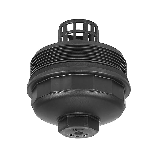 Edinstry Car Oil Filter Cap Assembly Housing for Land Rover LR2 2008 2009 2010 2011 2012 LR001477 Valve Oil Cap