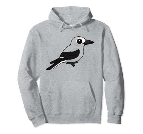 Cute Cartoon Clark's Nutcracker Corvid Birdorable Bird Pullover Hoodie
